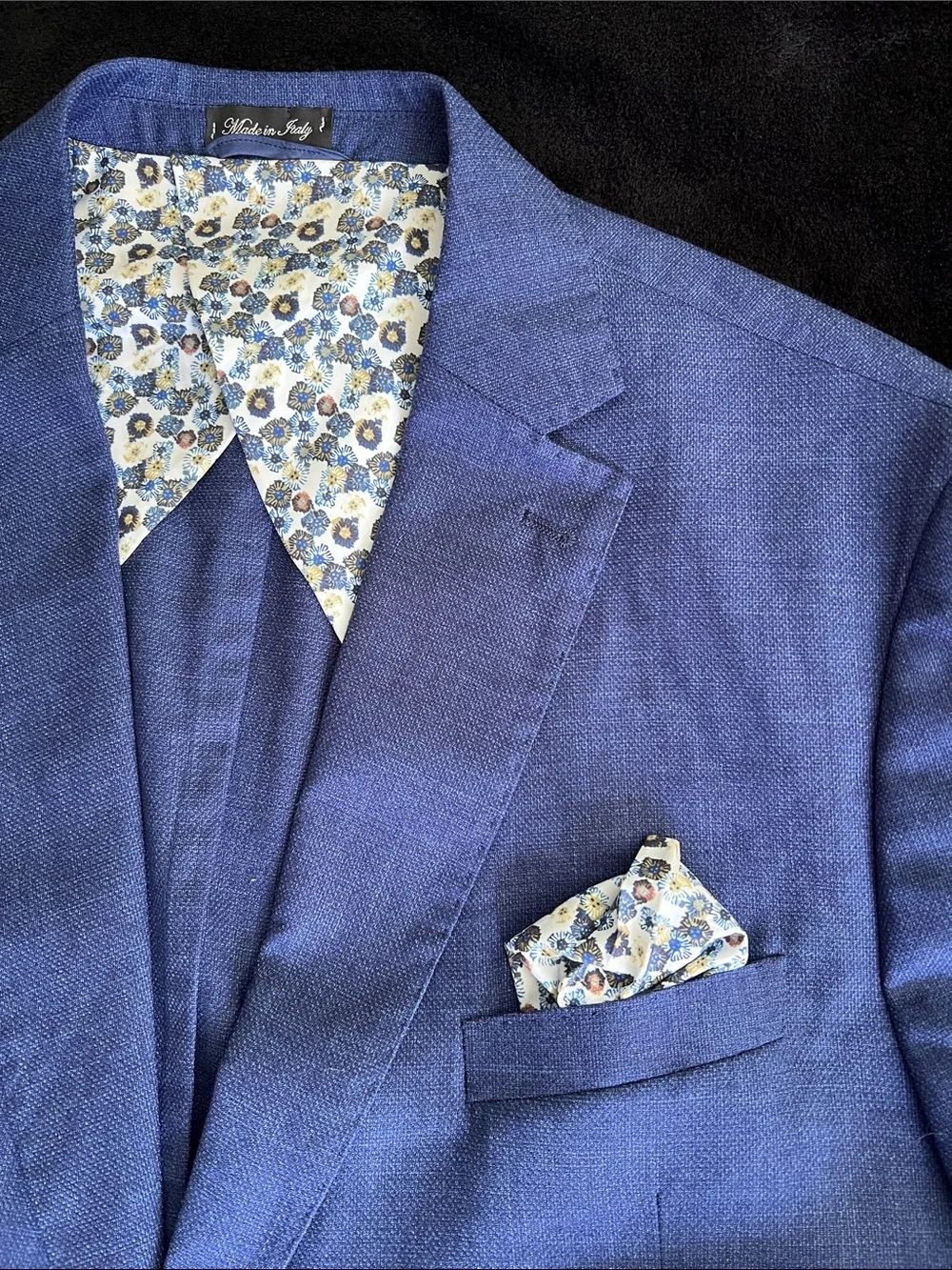 High Quality Italian light weight blue blazer